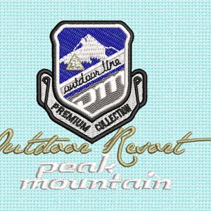 Best Peak Mountain Embroidery logo.