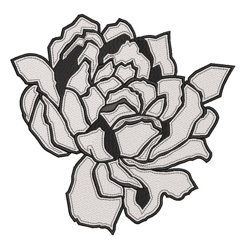 Best Peony Flower Embroidery logo.