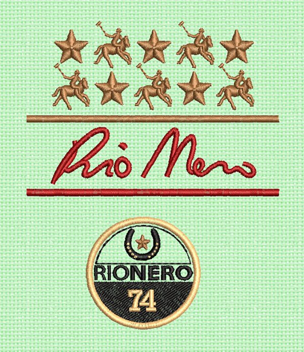 Best Rionero polo clab Embroidery logo.