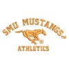 Best Smu Mustangs horse Embroidery logo.