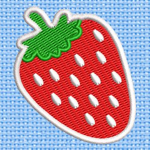 Best Strawberry Embroidery logo