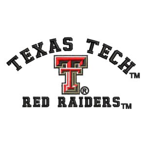 Best Texas Tech Raiders Embroidery logo.