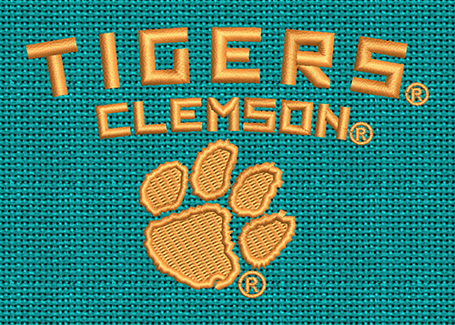 Best Tigers Clemson Embroidery logo.