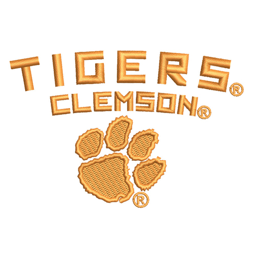 Best Tigers Clemson Embroidery logo.
