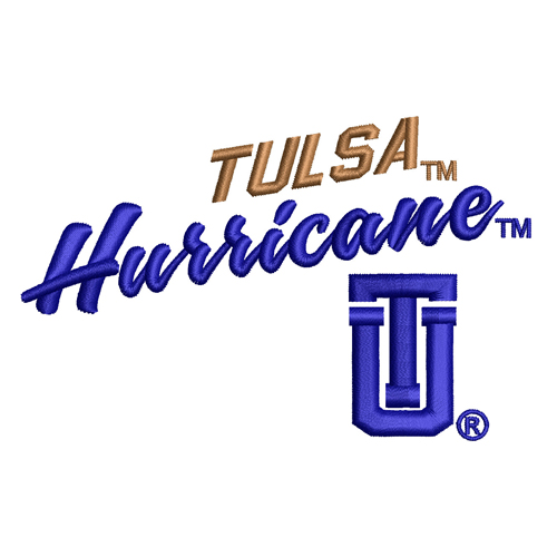 Best Tulsa Hurricane Embroidery logo.