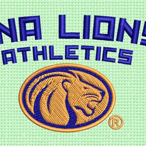 Best Una Lions Embroidery logo.