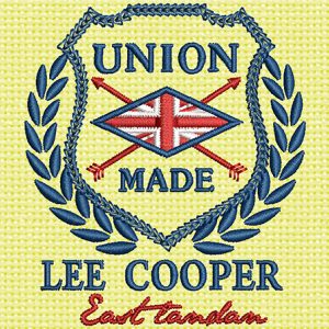 Best Union Lee Cooper Embroidery logo.
