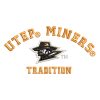 Best Utep Miners Tradition Embroidery logo.
