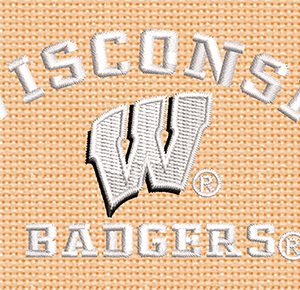 Best Wisconsin Badgers Embroidery logo.