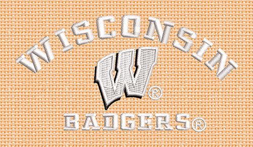 Best Wisconsin Badgers Embroidery logo.