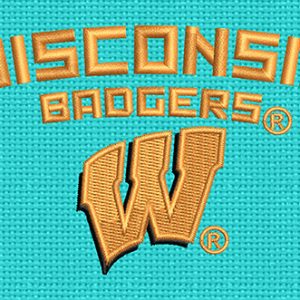 Best Wisconson Badgers Embroidery logo.