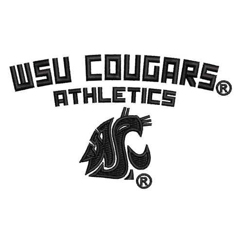 Best Wsu Cougars Embroidery logo.