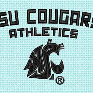 Best Wsu Cougars Embroidery logo.