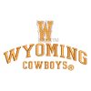 Best W Wyoming Cowboys Embroidery logo.