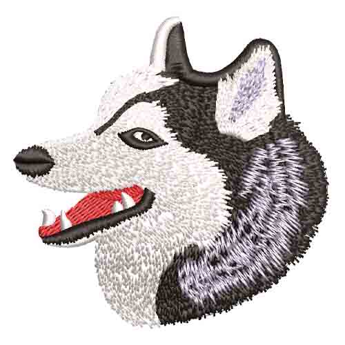 Best Dog Head Embroidery logo.