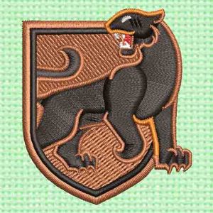 best panther embroidery logo vector emb panther embroidery