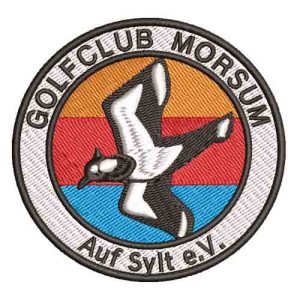 Best Golf club Morsum Embroidery logo.