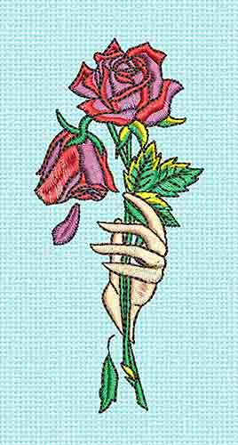 Best Rose Flower Embroidery logo.