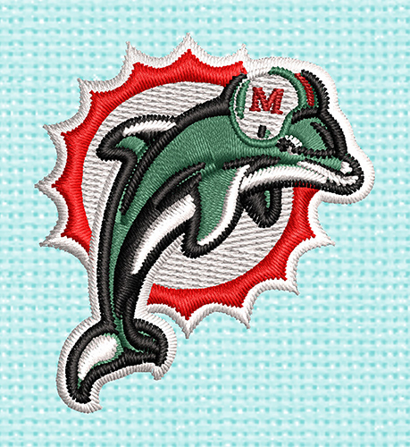 Best Dolphin Embroidery logo.