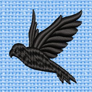 Best Flying Bird Embroidery logo.