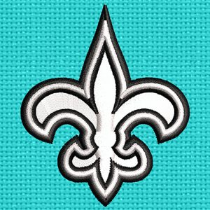 new orleans saints embroidery logo vector emb designs new orleans