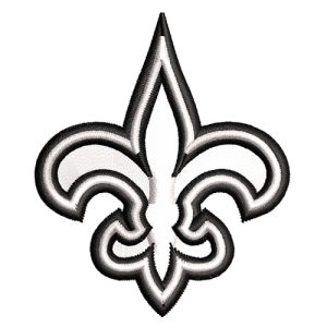 Best New Orleans Saints Embroidery logo.