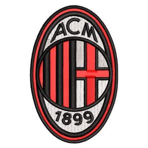Best AC Milan 3d Embroidery logo.