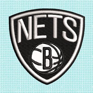 Best Brooklyn nets 3d Embroidery logo.