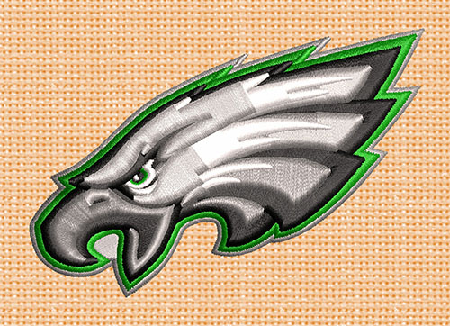best eagles schedule 3d embroidery logo pattern eagle machine