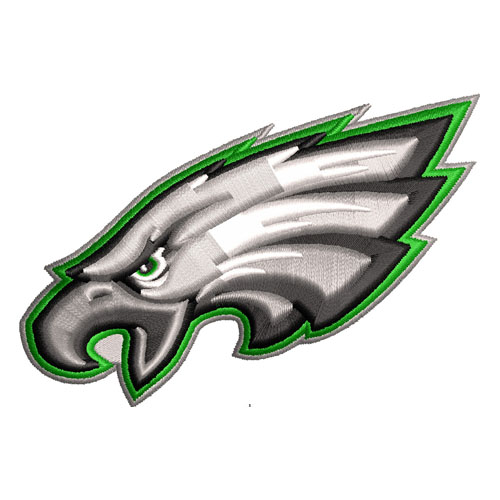 Best Eagles schedule 3d Embroidery logo.