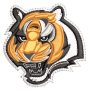 Best Tiger 3D puff Embroidery logo.