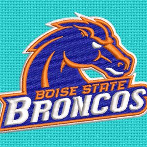 Best Boise State 3D Embroidery logo.