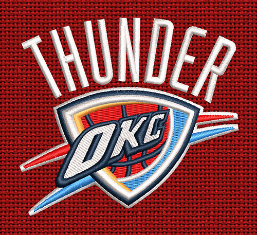 Best Oklahoma city 3d Embroidery logo.