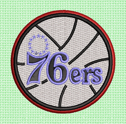 basketball 76ers patch embroidery logo vector emb free basketball