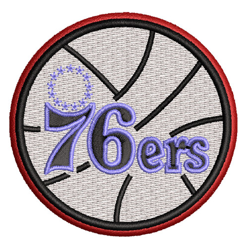 Best Basketball 76ers patch Embroidery logo.