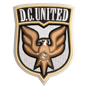 Best DC United Embroidery logo.