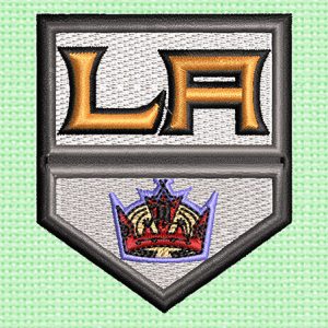 Best Los Angeles Kings Embroidery logo.