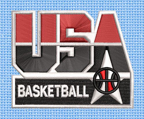 best usa basketball 3d embroidery logo vector emb best usa basketball