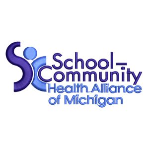 Best School-Community Health Embroidery logo.