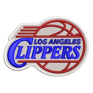 Best Los Angles Clippers Embroidery logo.