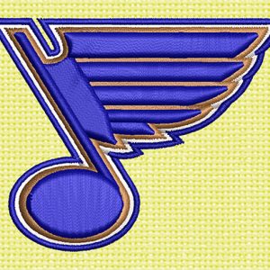 Best St. Louis Blues Embroidery logo.