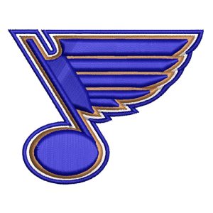 Best St. Louis Blues Embroidery logo.