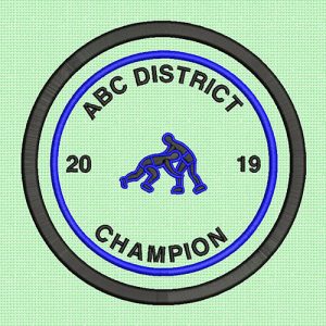Best ABC District Embroidery logo.