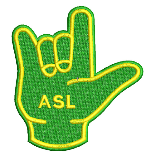 Best Hand ASL Embroidery logo.