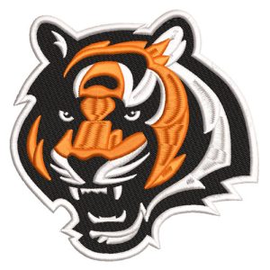 Best Tiger Head Embroidery logo.