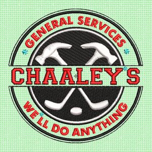 Chaaley's General Services Embroidery logo.