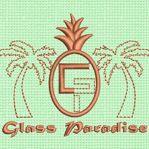 Best Glass Paradise Embroidery logo.