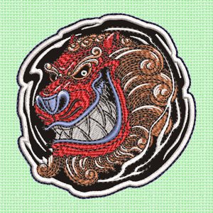 Best Lion Head Embroidery logo.