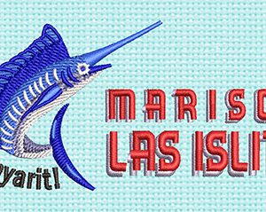 Best Mariscos Las Islitas Embroidery logo.