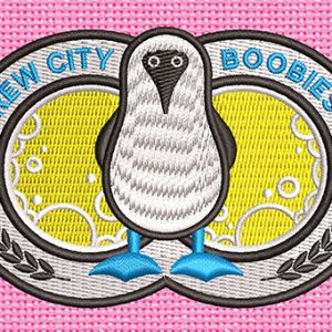 Best Brew city boobies Embroidery logo.